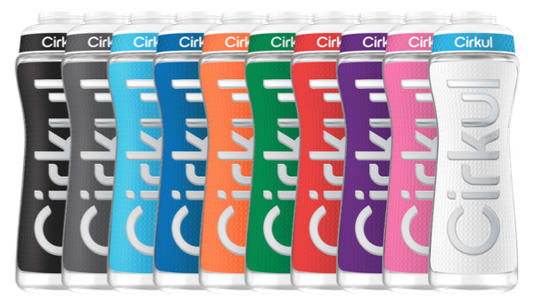 22oz. Grip Squeeze Plastic Bottle & Sport Lid B8