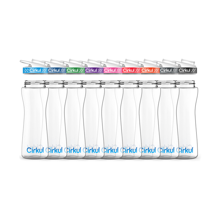22oz. Plastic Bottle & Comfort Grip Lid W5